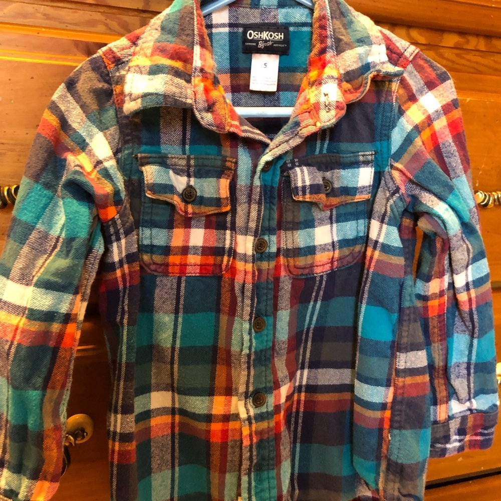 OshKosh boys, long-sleeve button down